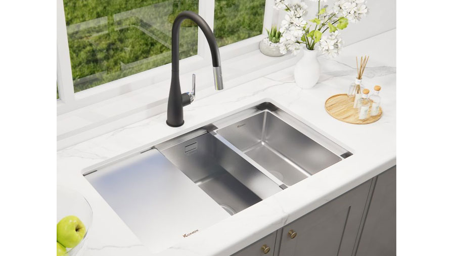Chậu rửa bát KONOX Workstation Sink – Undermount Sink KN7044SU Dekor